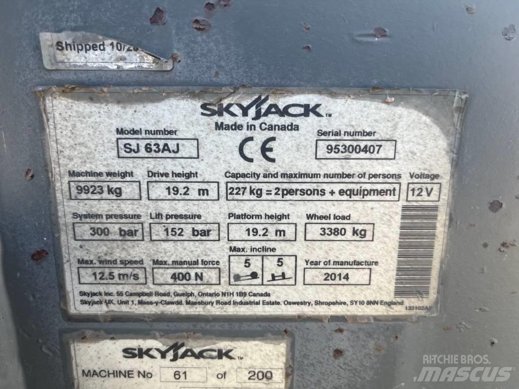 SkyJack SJ 63 AJ Plataforma de trabajo articulada