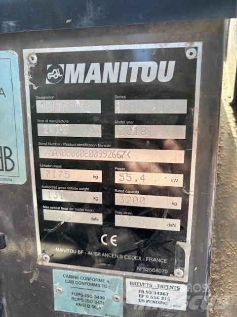 Manitou MT 932 Carretillas telescópicas