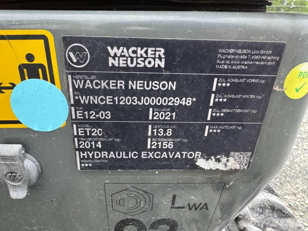 Wacker Neuson ET20 Excavadoras de cadenas