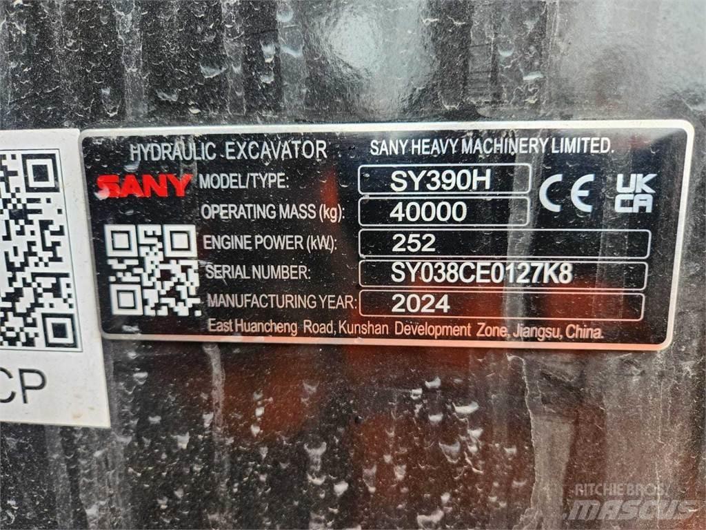 Sany SY390H Excavadoras de cadenas