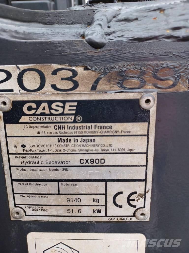 CASE CX 90 D Excavadoras 7t - 12t