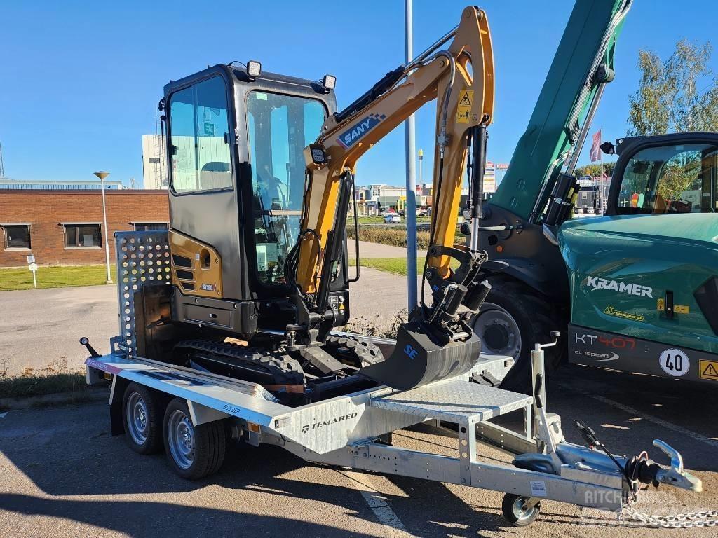 Sany 1.8 T Med Släp Mini excavadoras < 7t