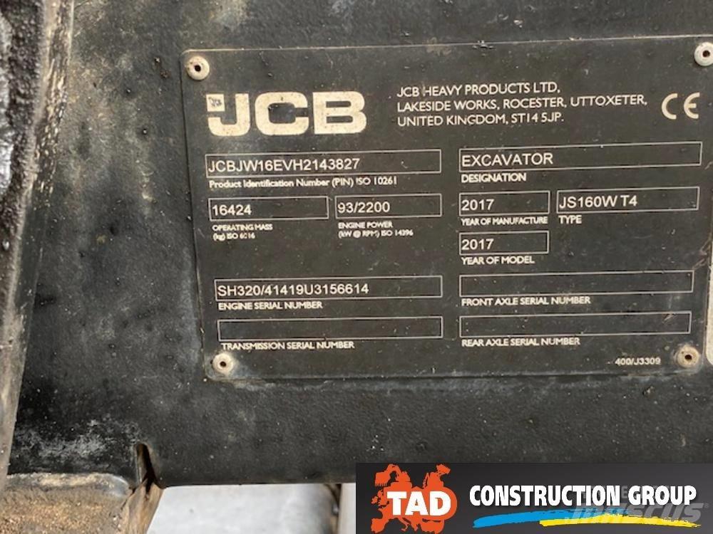 JCB JS 160 W Excavadoras de ruedas