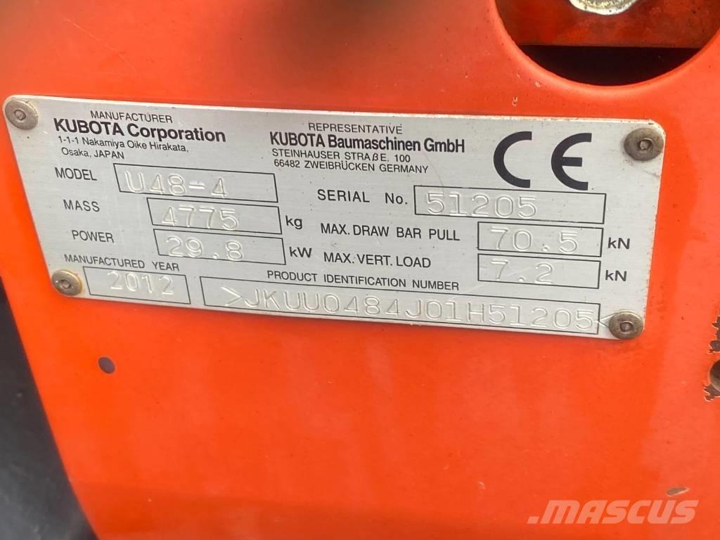 Kubota U 48-4 Mini excavadoras < 7t