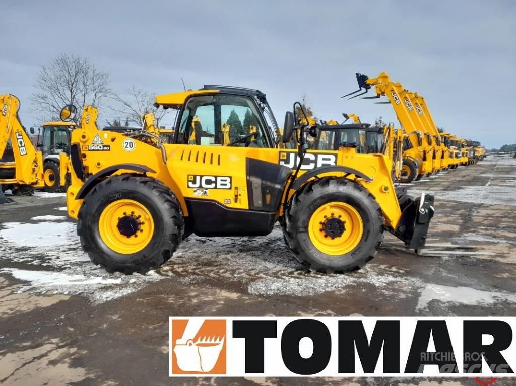 JCB 560-80 WM Cargadoras de ruedas telescópicas