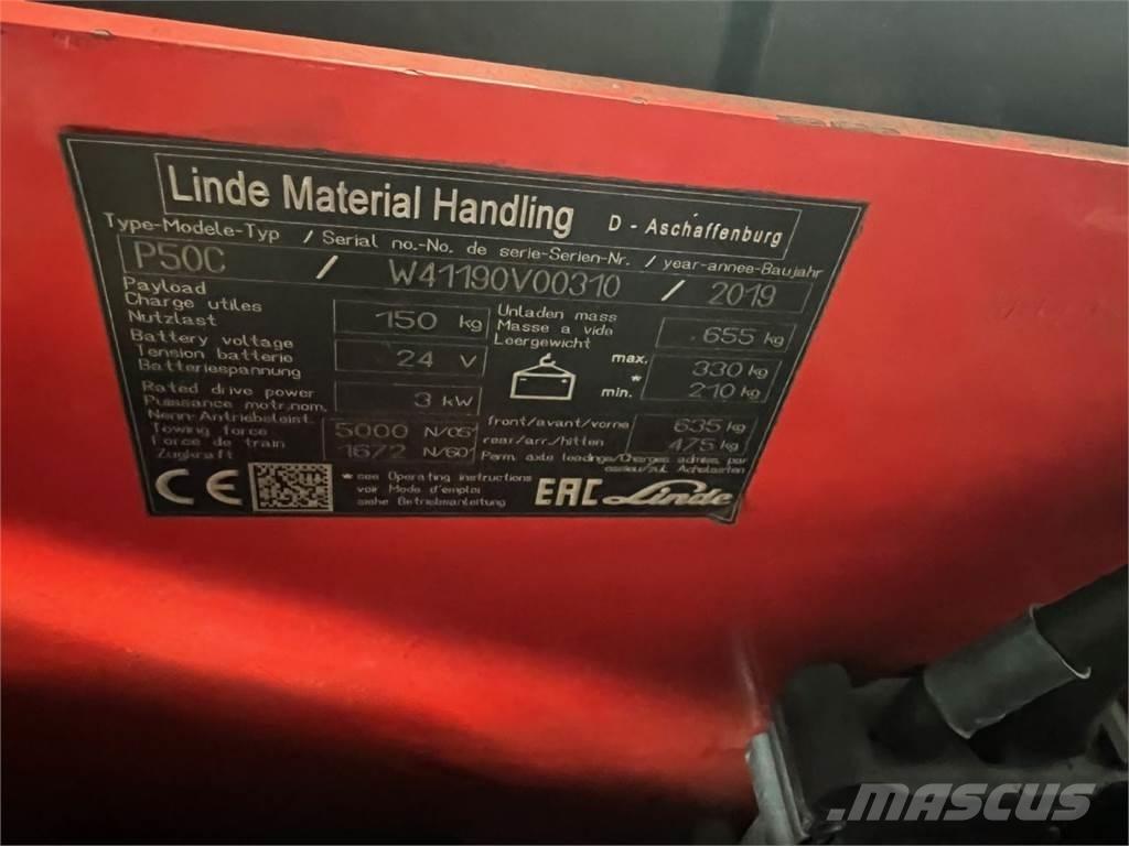 Linde P 50C Cabeza tractora