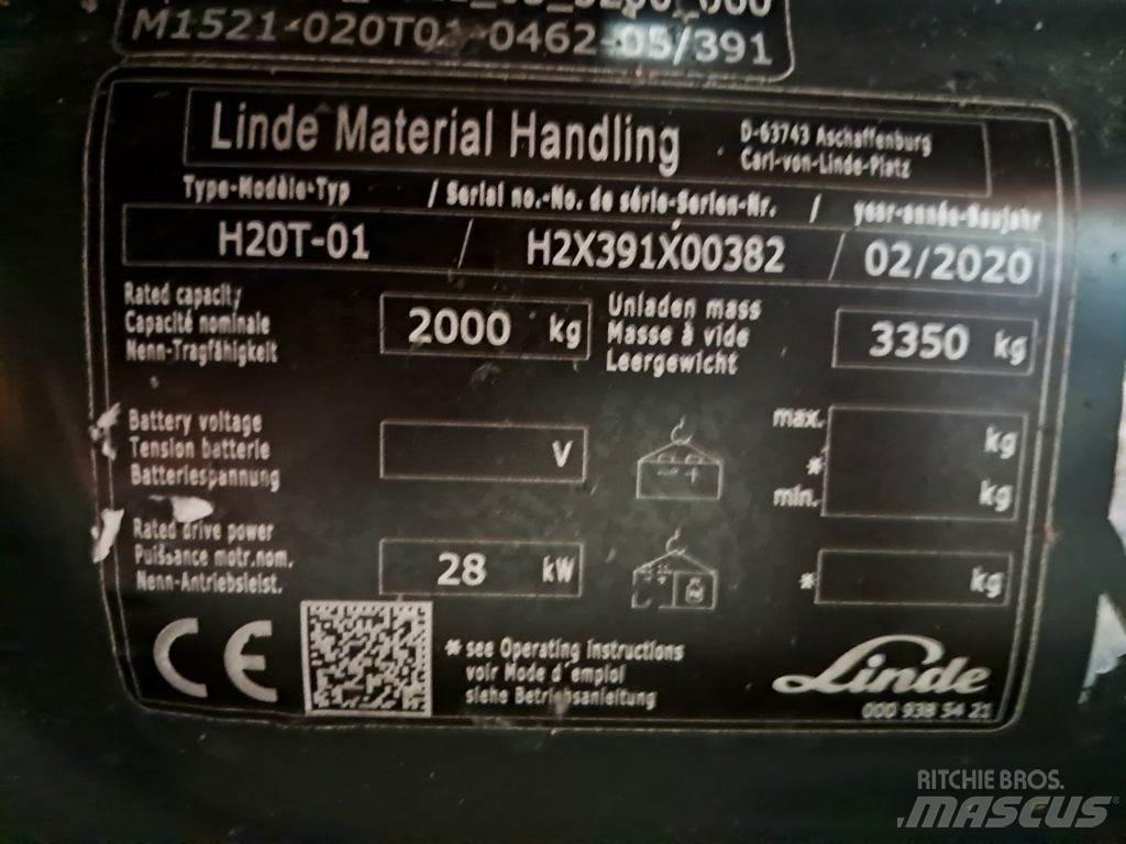 Linde H20T-01 Carretillas LPG