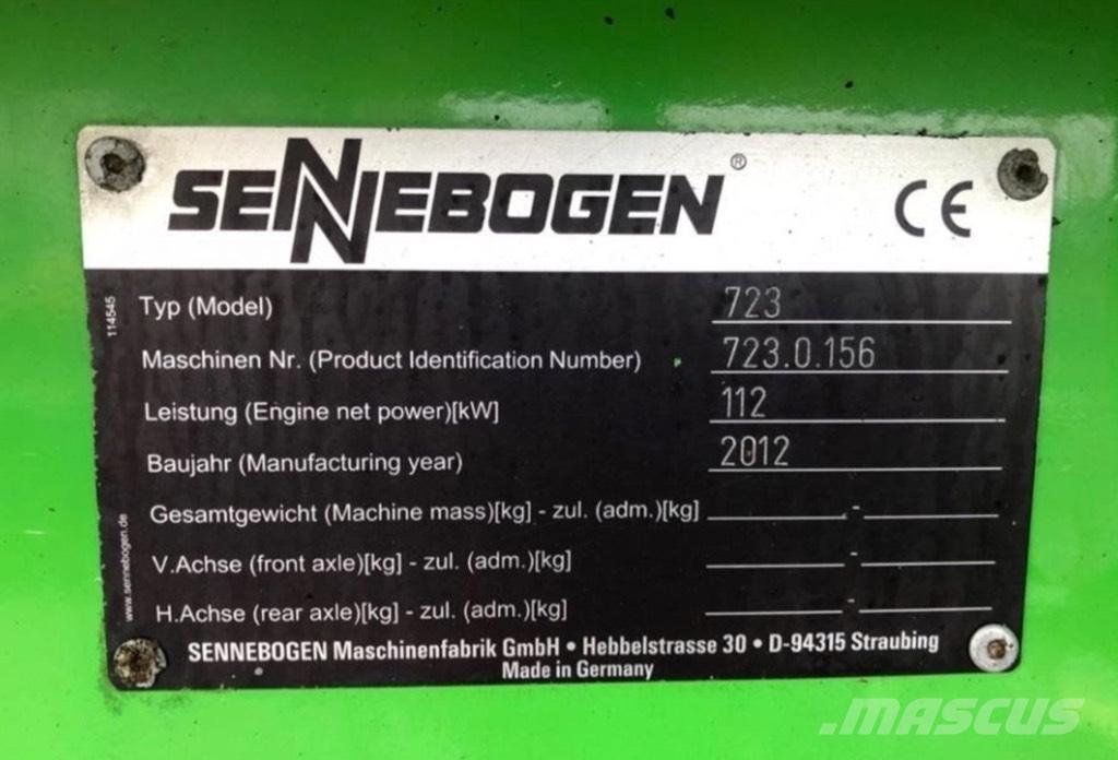 Sennebogen 723 Cargadoras sobre ruedas