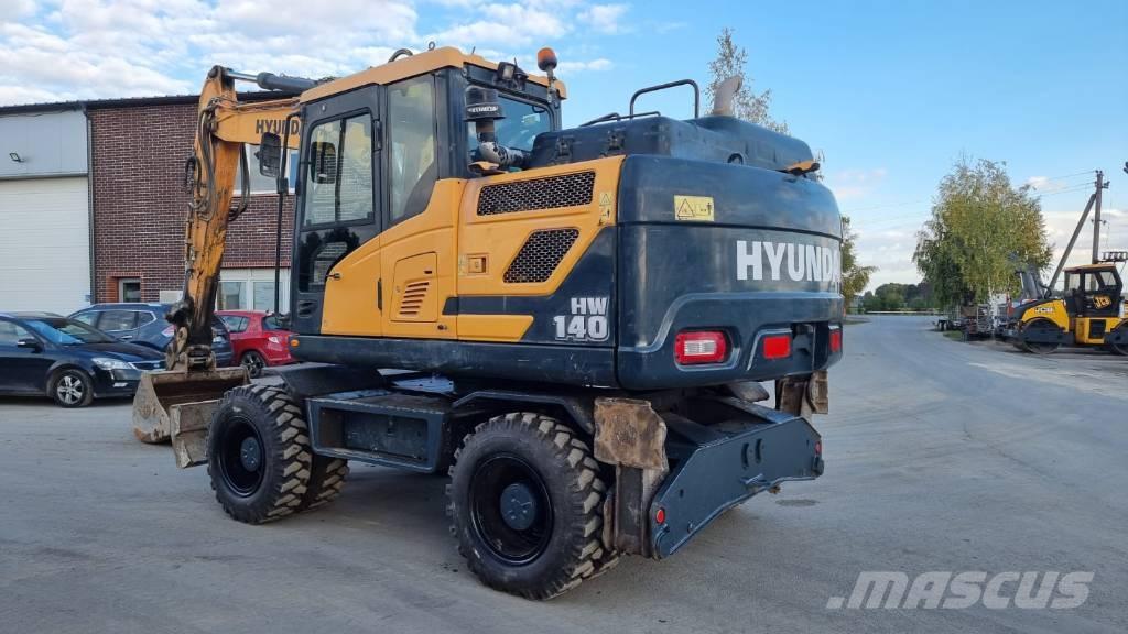 Hyundai HW 140 Excavadoras de ruedas