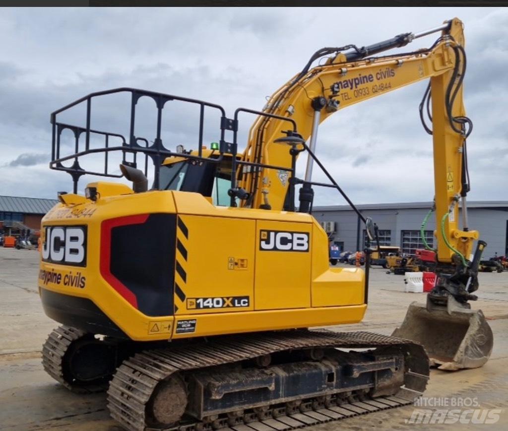 JCB 140X Steelwrist Excavadoras de cadenas