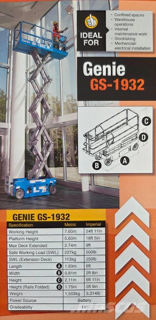Genie GS 1932 Plataformas tijera