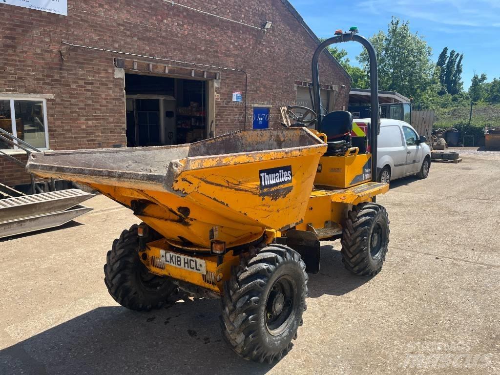 Thwaites 3 tonne Dúmpers de obra