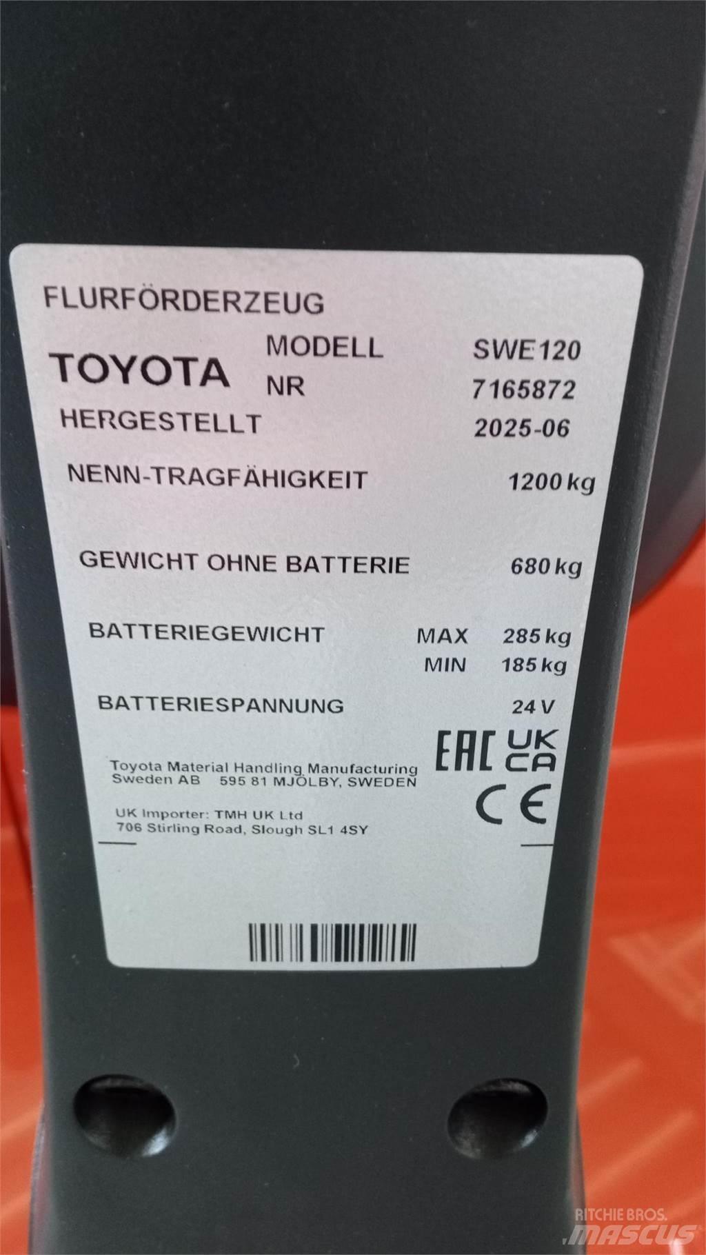 Toyota SWE120 Apiladores eléctricos