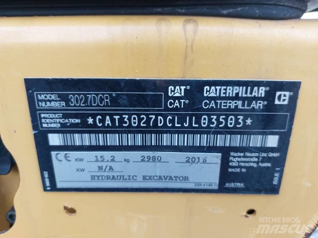 CAT 302.7 D CR Mini excavadoras < 7t