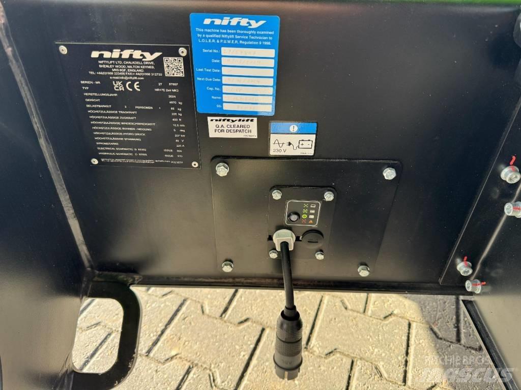 Niftylift HR 17 E Plataforma de trabajo articulada