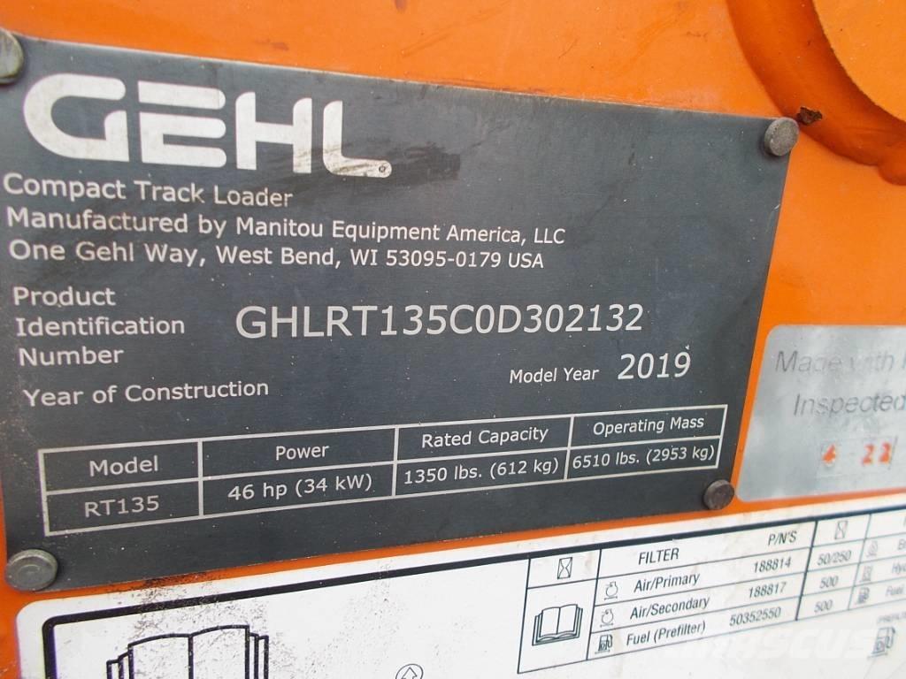 Gehl RT135 Minicargadoras