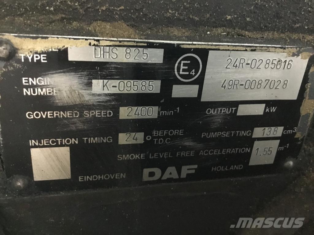 DAF DHS 825 USED Motores