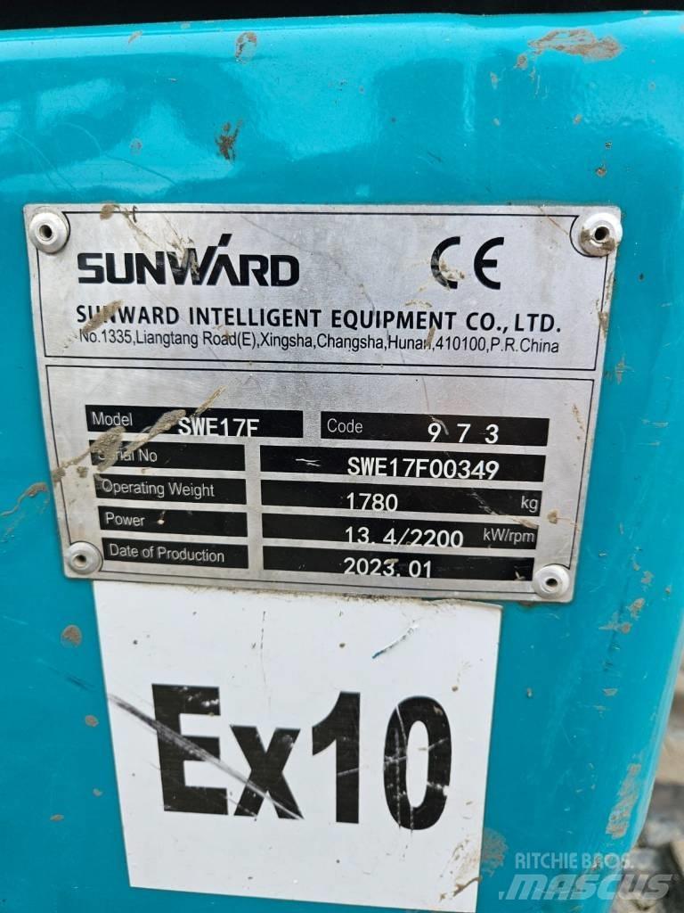 Sunward SWE 17 F Mini excavadoras < 7t