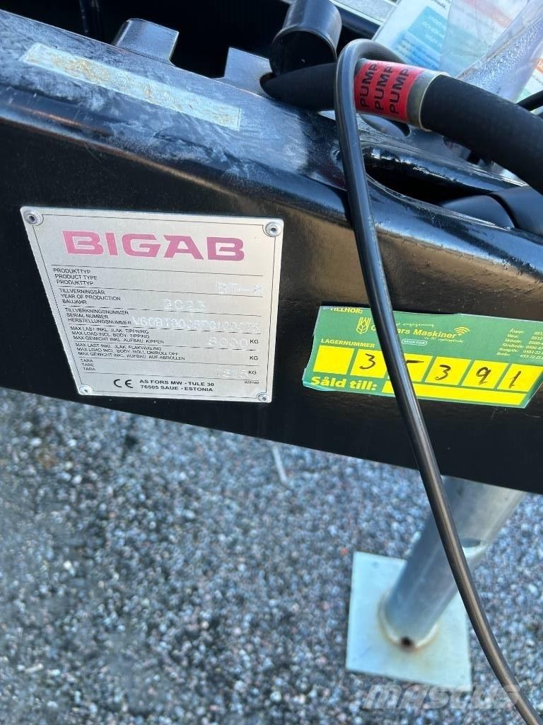 Bigab T8 DUMPERKÄRRA Otros remolques