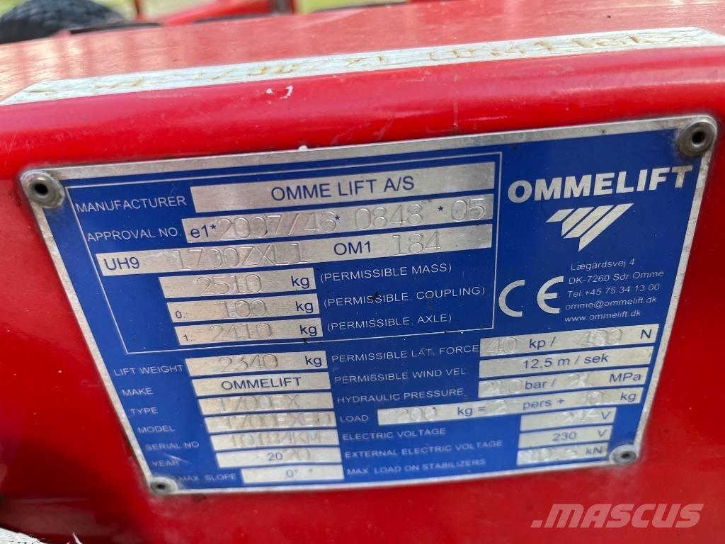 Omme 1700 EBXD Plataformas remolcables