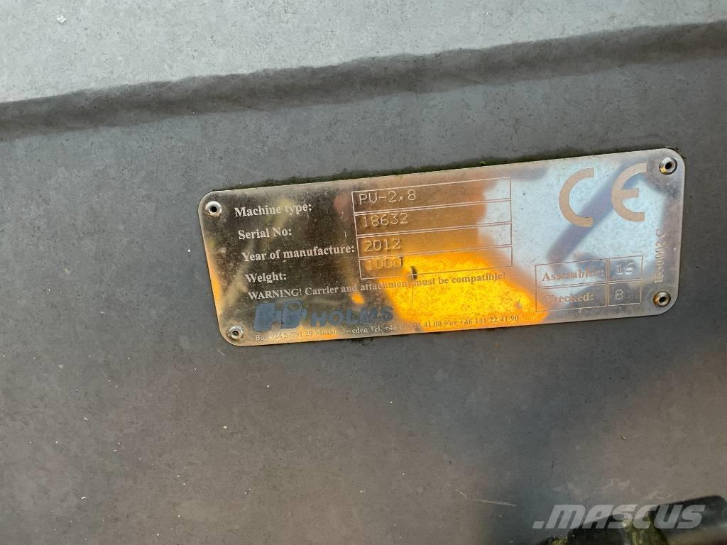 Holms Vikplog 2,8m. Láminas y cuñas quitanieves