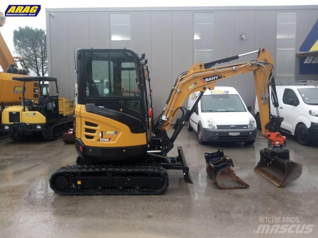 Sany SY 26 U Mini excavadoras < 7t