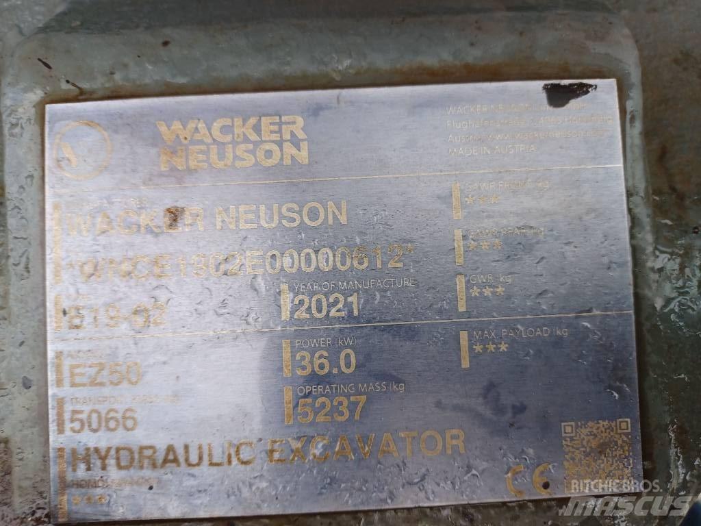 Wacker Neuson EZ50 Excavadoras de cadenas