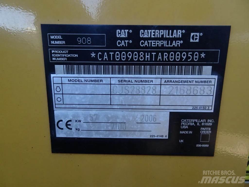 CAT 908 Cargadoras sobre ruedas