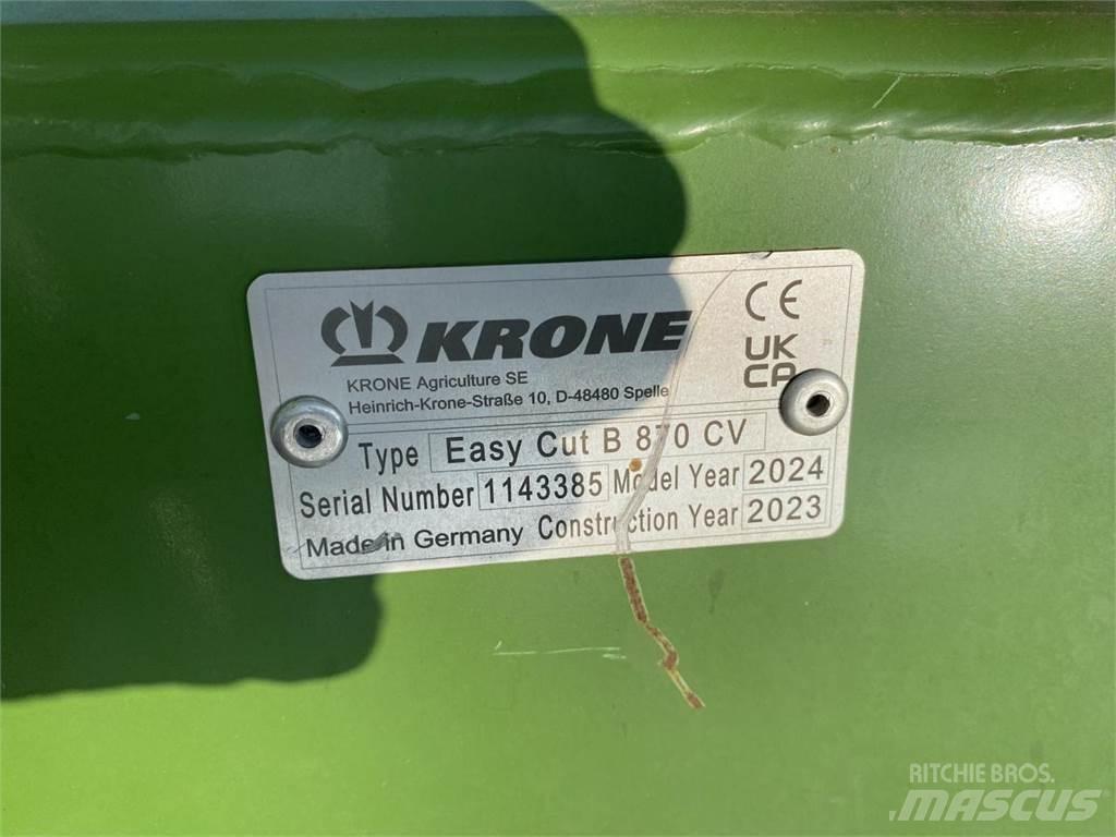 Krone EC B 870 CV Segadoras