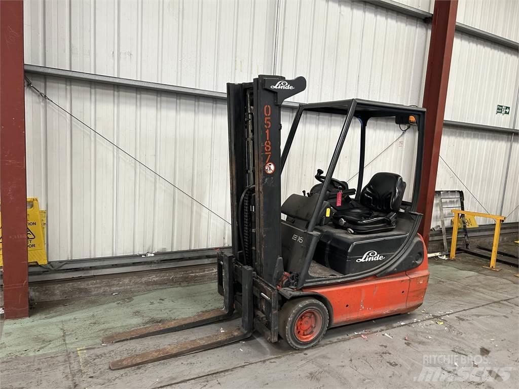 Linde E16C-02 Carretillas de horquilla eléctrica
