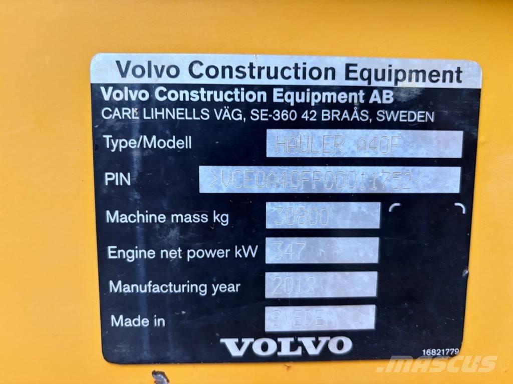 Volvo A 40 F Dúmpers articulados
