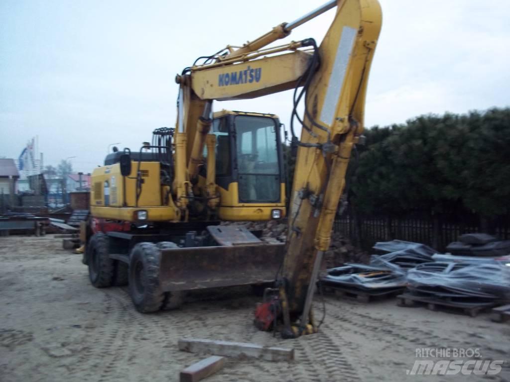 Komatsu PW 180-7 Excavadoras de ruedas
