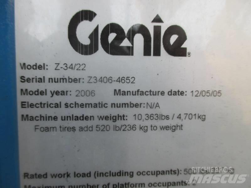 Genie Z 34/22 RT Plataforma de trabajo articulada