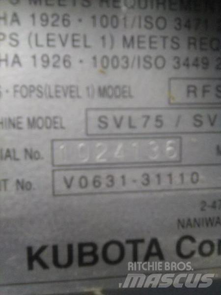 Kubota SVL 75-2 Minicargadoras