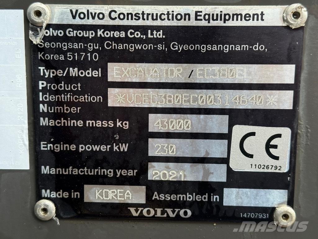 Volvo EC 380 EL Excavadoras de cadenas