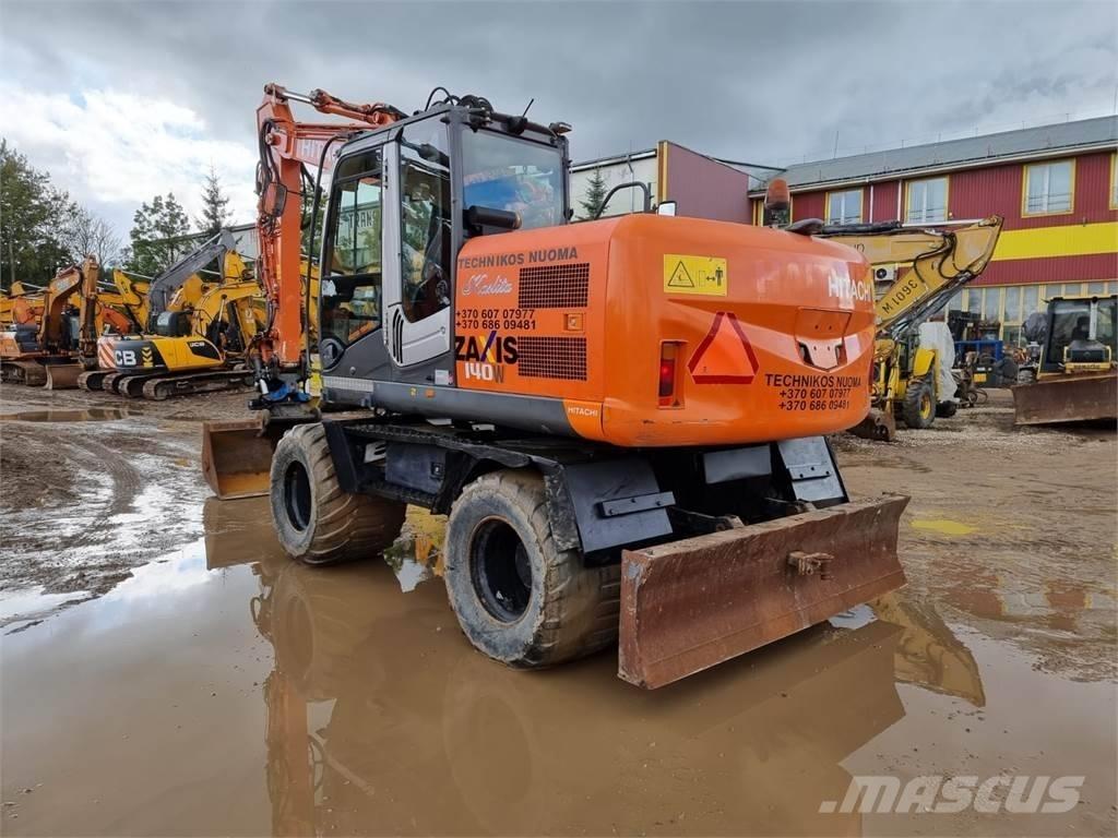 Hitachi ZX 140 W-3 Excavadoras de ruedas