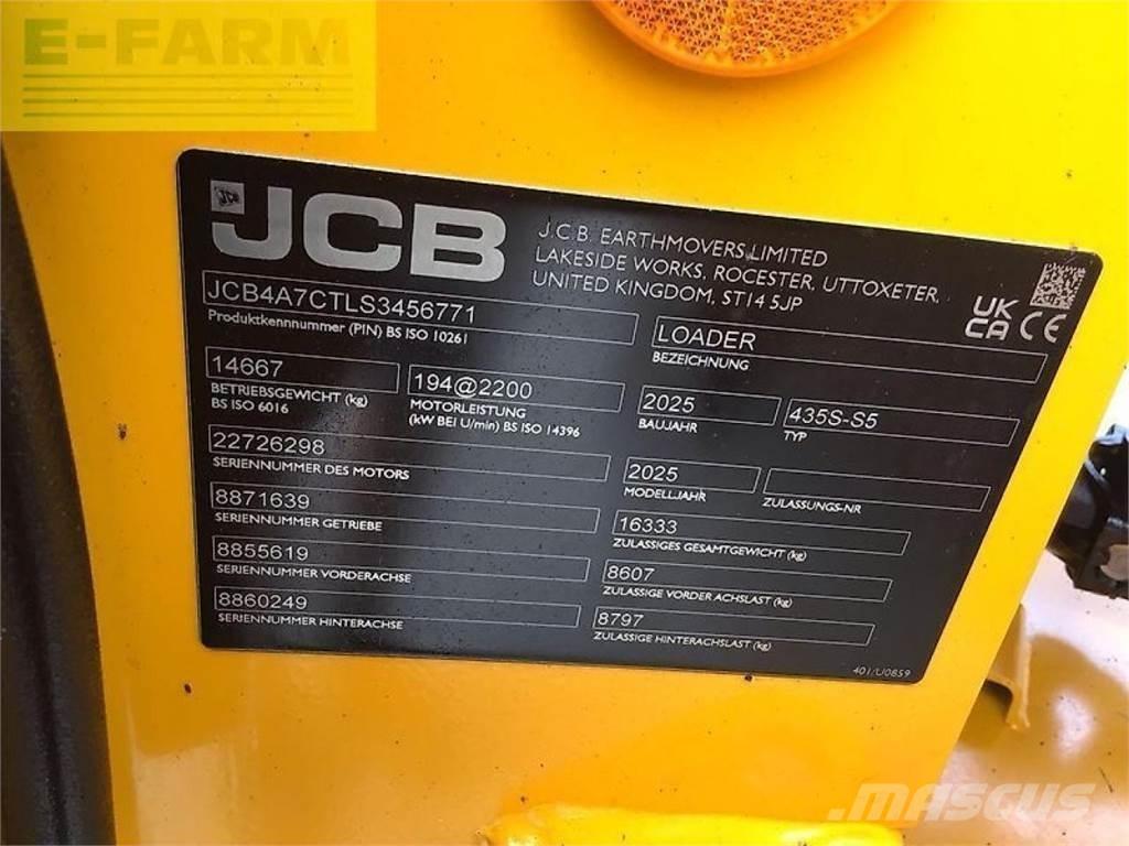 JCB 435s stufe v Mini excavadoras < 7t