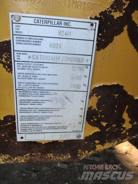 CAT 924 Cargadoras sobre ruedas