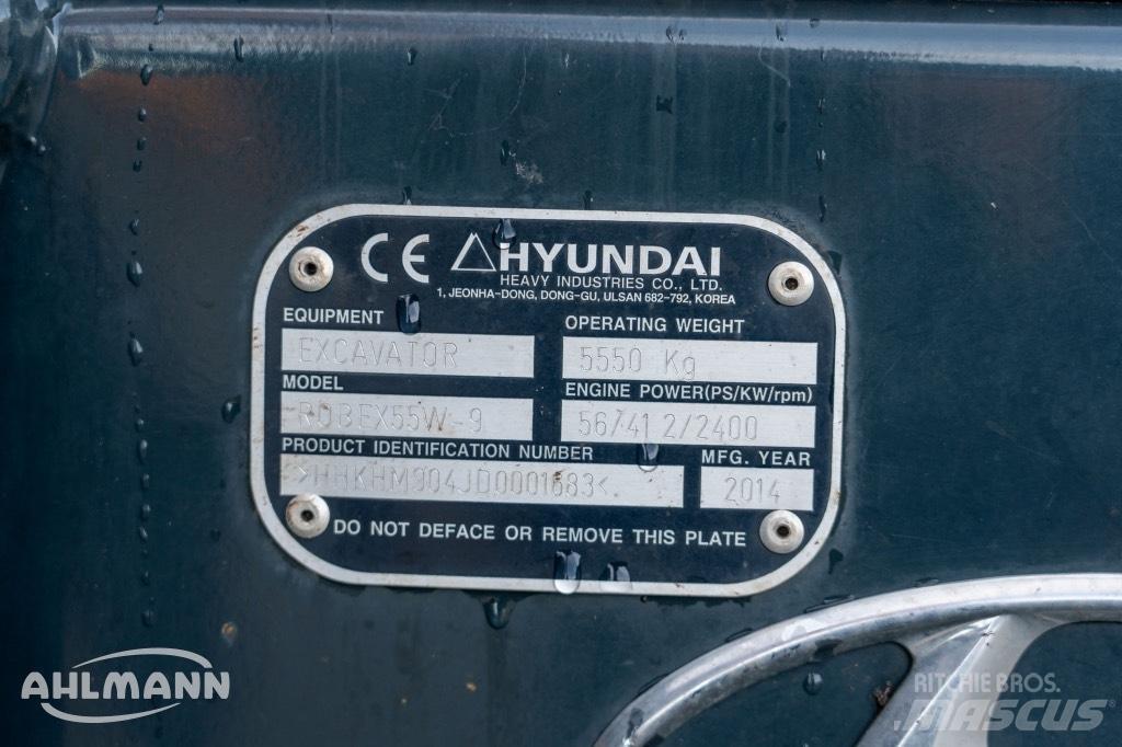 Hyundai R55W-9A Excavadoras de ruedas