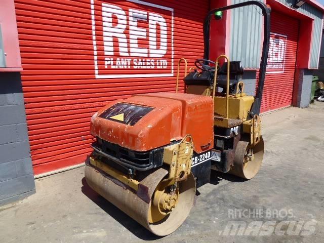CAT CB 224 D Rodillos de doble tambor