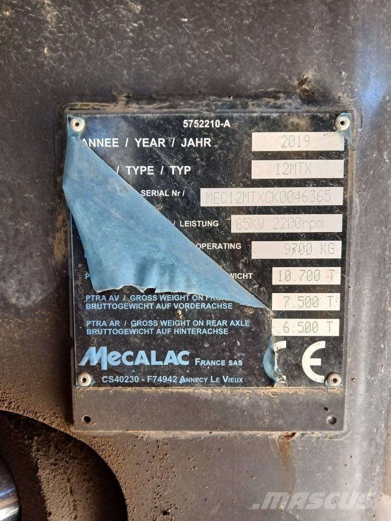 Mecalac 12 MTX Excavadoras de ruedas