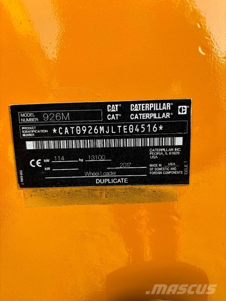 CAT 926M Palas cargadoras