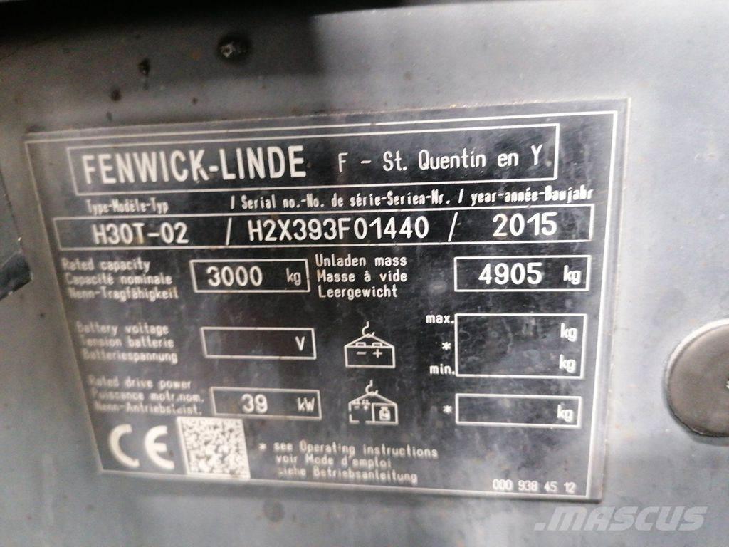 Linde H30T-02 Carretillas LPG