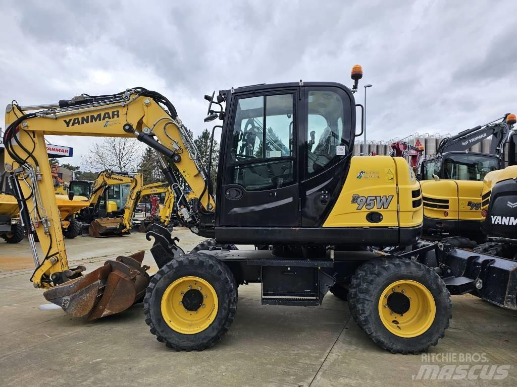 Yanmar B 95 W Excavadoras de ruedas