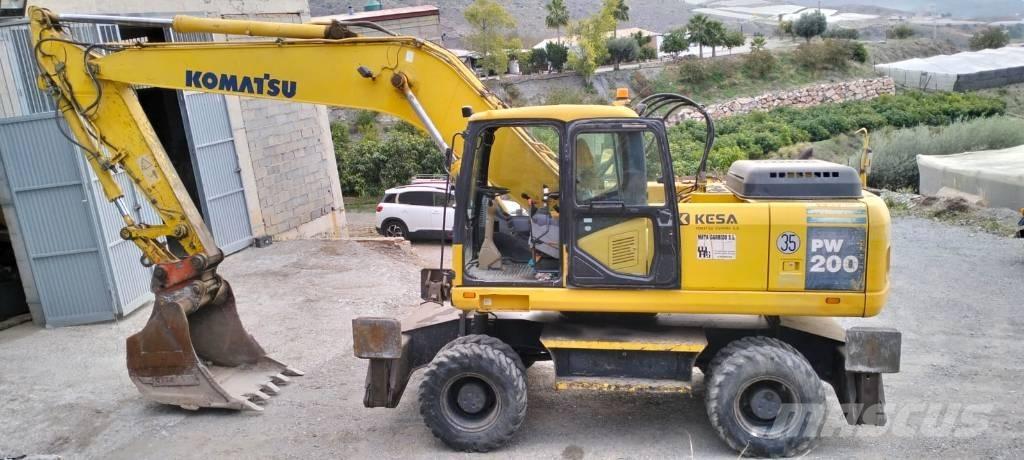 Komatsu PW 200-7 Excavadoras de ruedas