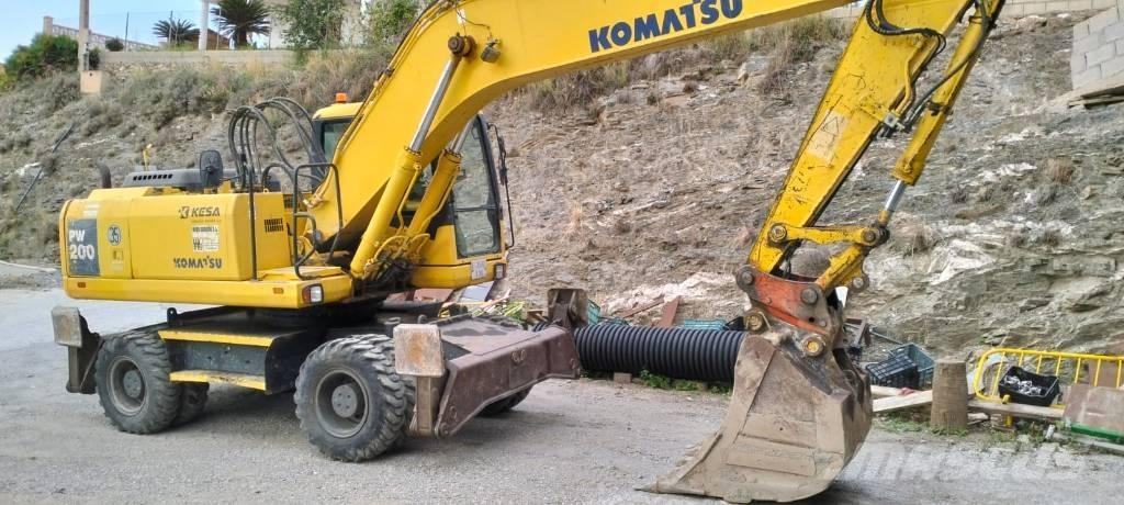 Komatsu PW 200-7 Excavadoras de ruedas