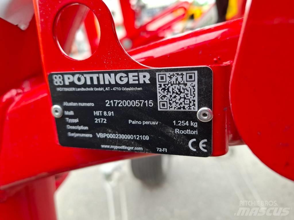 Pöttinger Hit 8.91 Rastrillos y henificadores