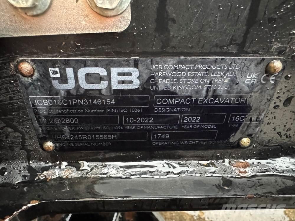 JCB 16C-1 Mini excavadoras < 7t