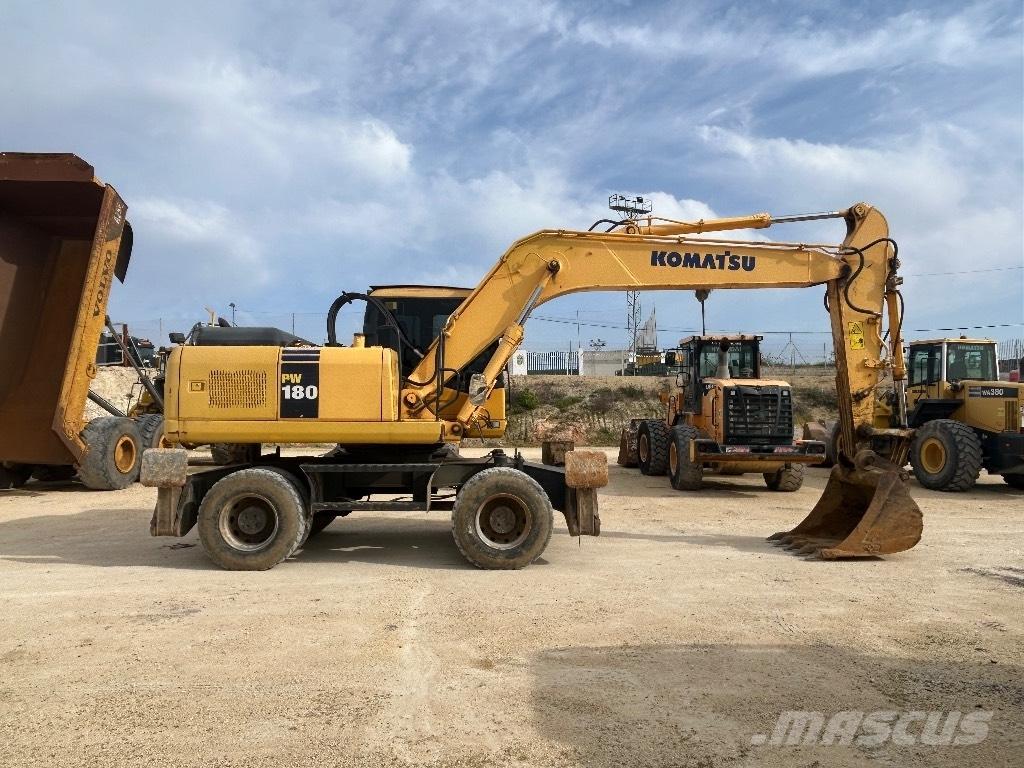 Komatsu PW 180 Excavadoras de ruedas