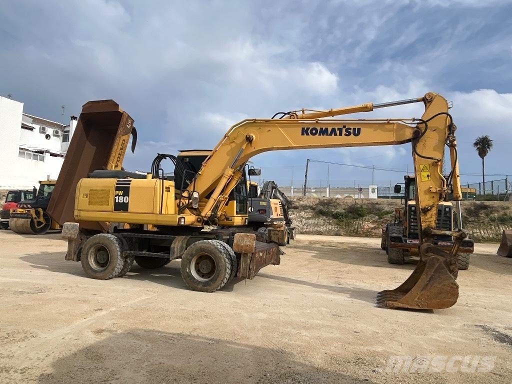 Komatsu PW 180 Excavadoras de ruedas